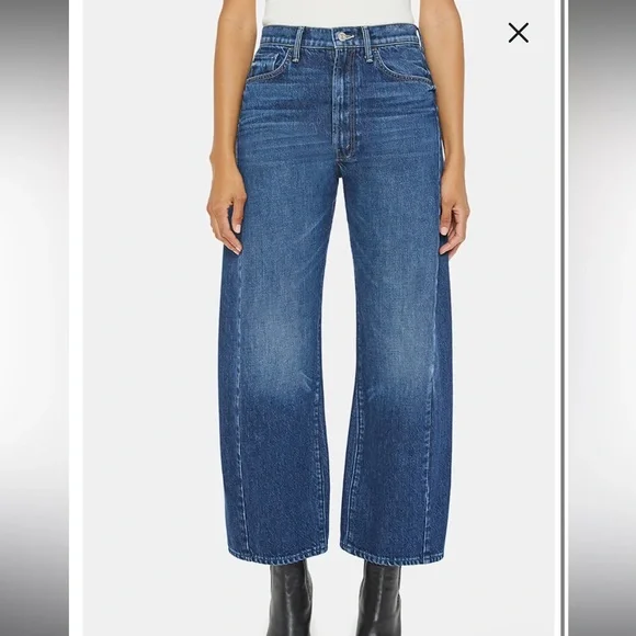 MOTHER Blue Ankle & Cropped Jeans - Picture 1 of 7